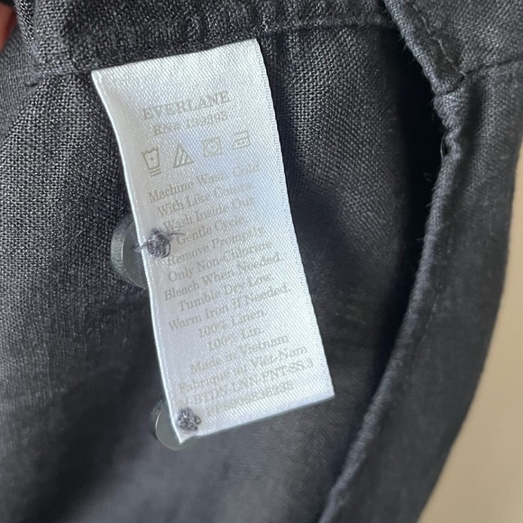 Everlane Linen Short-Sleeve Standard Fit Shirt (size L) - Picture 6 of 6